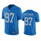 Men & Youth #97 Aidan Hutchinson Detroit Lions Color Rush Limited Blue Jersey