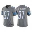 Men & Youth #97 Aidan Hutchinson Detroit Lions Color Rush Limited Gray Jersey