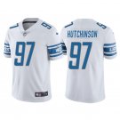 Men & Youth #97 Aidan Hutchinson Detroit Lions Color Rush Limited White Jersey