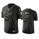 Men & Youth #97 Nick Bosa San Francisco 49ers Black Golden Edition Jersey