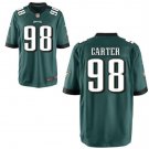 Men & Youth #98 Jalen Carter Philadelphia Eagles Green Stitched Jersey