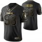 Men & Youth #98 Maxx Crosby Raiders Black Golden Edition Jersey