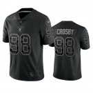 Men & Youth #98 Maxx Crosby Raiders Black Reflective Limited Jersey