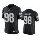 Men & Youth #98 Maxx Crosby Raiders Color Rush Limited Black Jersey