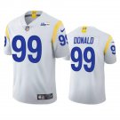 Men & Youth #99 Aaron Donald Los Angeles Rams Color Rush Limited White Jersey