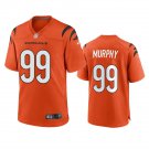 Men & Youth #99 Myles Murphy Cincinnati Bengals Orange Game Jersey