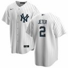 Men & Youth & Women #2 Derek Jeter New York Yankees Cool Base White Jersey
