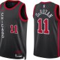 Men & Youth Chicago Bulls #11 DeMar DeRozan City Edition Black Jersey