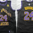 Men Lakers #24 Kobe Bryant City Basketbsall Jersey Black 2024