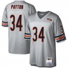 Men's #34 Walter Payton Chicago Bears Throwback Gray Jersey
