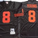 Men's #8 Steve Young Buccaneers Bucs Throwback Black Jersey