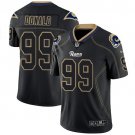 Men's #99 Aaron Donald Los Angeles Rams Lights Out Edition Black Jersey