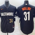 Men's & Womens Orioles Cedric Mullins Black 2023 City Flex Base Jersey