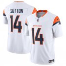 Men's & Youth Denver Broncos Courtland Sutton White 2024 F.U.S.E. Vapor Football Jersey