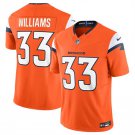 Men's & Youth Denver Broncos Javonte Williams Orange 2024 F.U.S.E. Vapor Football Jersey