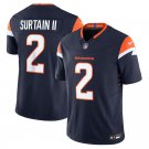 Men's & Youth Denver Broncos Patrick Surtain II Navy 2024 F.U.S.E. Vapor Football Jersey