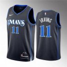 Men's & Youth Mavericks Kyrie Irving City Basketbsall Jersey Black 2024