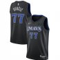 Men's & Youth Mavericks Luka Doncic City Basketbsall Jersey Black 2024