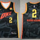 Men's & Youth Oklahoma City Thunder Shai Gilgeous-Alexander City Basketbsall Jersey Black 2024