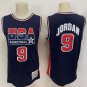 Men's 1992 Team USA Michael Jordan Blue Throwback Basketball Jersey AU