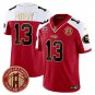 Men's 49ers Brock Purdy Red F.U.S.E. Golden Gate Bridge With 1-Star Football Jersey