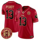 Men's 49ers Brock Purdy Red F.U.S.E. Golden Gate Bridge With 1-Star Jersey