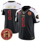 Men's 49ers Deebo Samuel SR Black-White F.U.S.E. Golden Gate Bridge Path Jersey