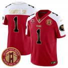 Men's 49ers Deebo Samuel SR Red-White F.U.S.E. Golden Gate Bridge Path Jersey