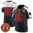 Men's 49ers George Kittle Black-White F.U.S.E. Golden Gate Bridge Path Jersey