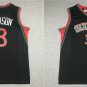 Men's 76ers Allen Iverson Black Jersey Lattice Checked Plaid