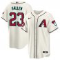 Men's Arizona Diamondbacks Zac Gallen Cream 2024 Cool Baseball Jersey