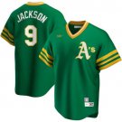 Mens Athletics Reggie Jackson cooper Base Jersey green