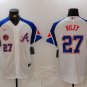 Men's Atlanta Braves Austin Riley Retro Baseball Jersey White