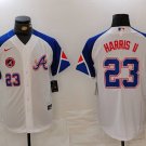 Men's Atlanta Braves Michael Harris II Retro Baseball Jersey White