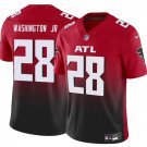 Men's Atlanta Falcons Carlos Washington Jr Red 2024 F.U.S.E Limited Football Stitched Jersey