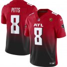 Men's Atlanta Falcons Kyle Pitts Red 2023 F.U.S.E. With John Madden Patch Vapor Jersey