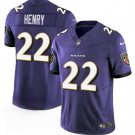 Men's Baltimore Ravens Derrick Henry Purple 2023 F.U.S.E. Vapor Limited Football Stitched Jersey