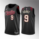 Men's Blazers Jerami Grant City Basketball Jersey Black 2024