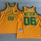 Men's Bodega x mitchell&ness Boston Celtics 06 Worldwide Respect Basketball Jersey Golden