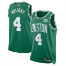 Men's Boston Celtics Jrue Holiday Kelly Green 2024 Finals Icon Edition Stitched Basketball Jersey