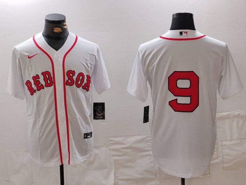 Men's Boston Red Sox Ted Williams White Cool Base Stitched Jersey
