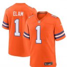 Mens Broncos Retired Player Jason Elam Mile High Collection 1977 Throwback F.U.S.E. Jersey