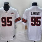 Men's Browns Myles Garrett White 2023 F.U.S.E. White 1946 Patch Jersey