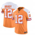 Men's Buccaneers Tom Brady Orange 2023 F.U.S.E. Vapor Retro Jersey