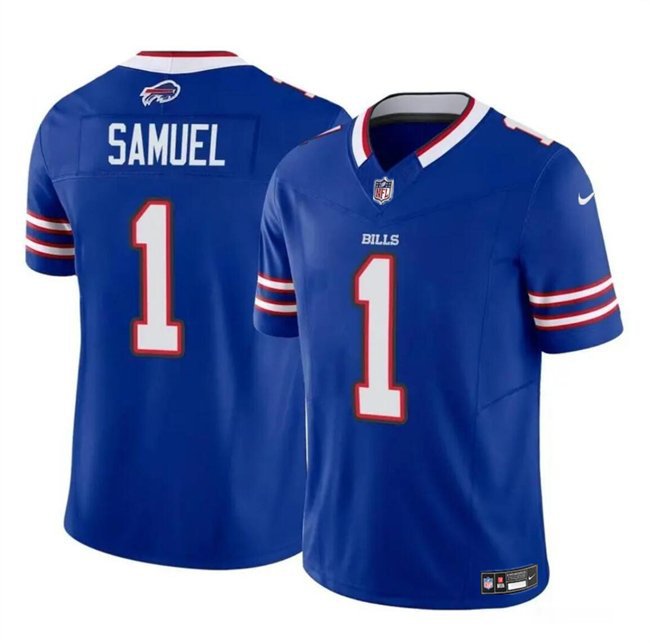 Men's Buffalo Bills Curtis Samuel Royal 2024 F.U.S.E. Vapor Football Jersey
