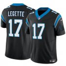 Men's Carolina Panthers Xavier Legette Black 2024 F.U.S.E. Vapor Football Jersey
