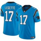 Men's Carolina Panthers Xavier Legette Blue 2024 F.U.S.E. Vapor Football Jersey