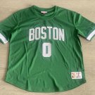 Men's Celtics Jayson Tatum MITCHELL & NESS Basketball Short Sleeve Green