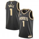 Men's Charlotte Hornets LaMelo Ball 2024 Stitched Basketball Jersey Black Gold