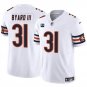 Men's Chicago Bears #31 Kevin Byard III White 2024 F.U.S.E. With 1-star C Patch Vapor Jersey